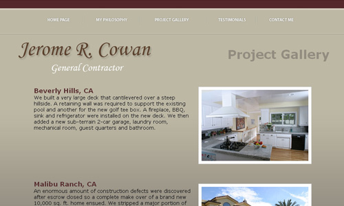 Jerome Cowan - General Contractor